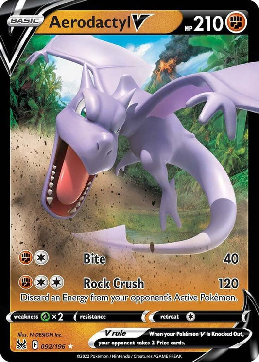 Aerodactyl V - SWSH11: Lost Origin