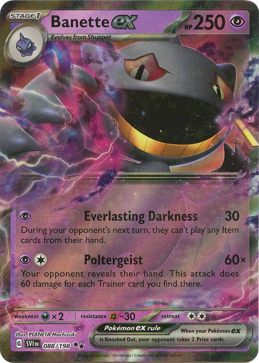 Banette ex - 088/198 - SV01: Scarlet & Violet Base Set