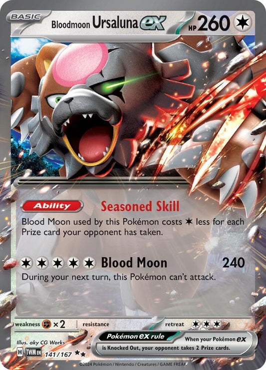 Bloodmoon Ursaluna ex - 141/167 - SV06: Twilight Masquerade