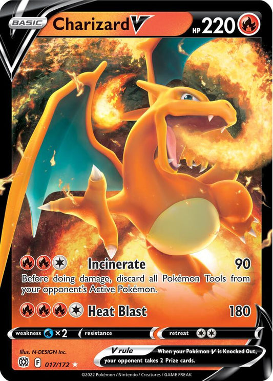 Charizard V - 017/172 - SWSH09: Brilliant Stars