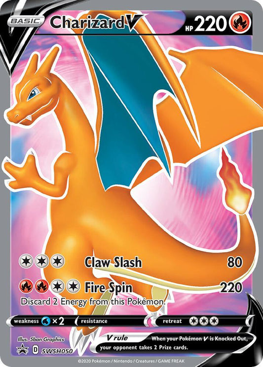 Charizard V - SWSH050 - SWSH: Sword & Shield Promo Cards