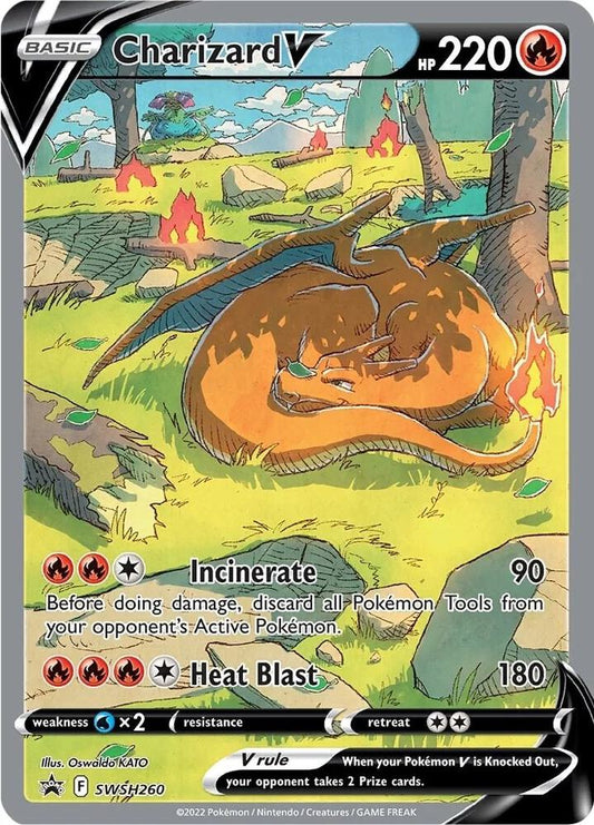 Charizard V - SWSH260 - SWSH: Sword & Shield Promo Cards