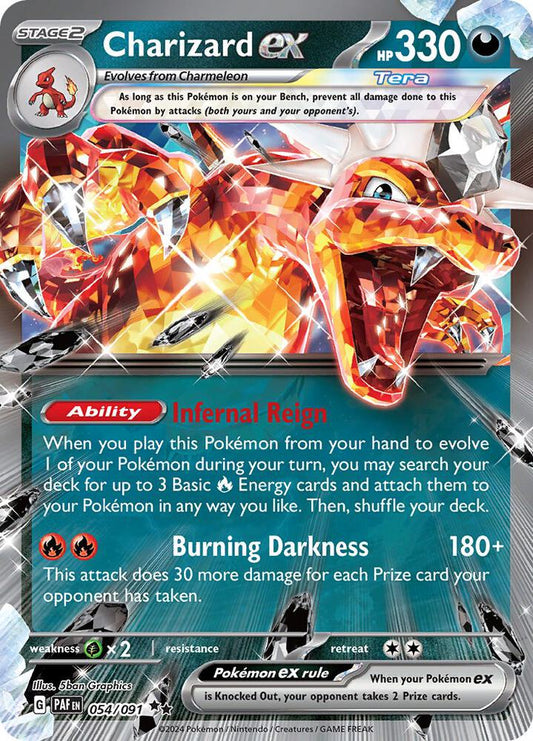 Charizard ex - 054/091 - SV: Paldean Fates