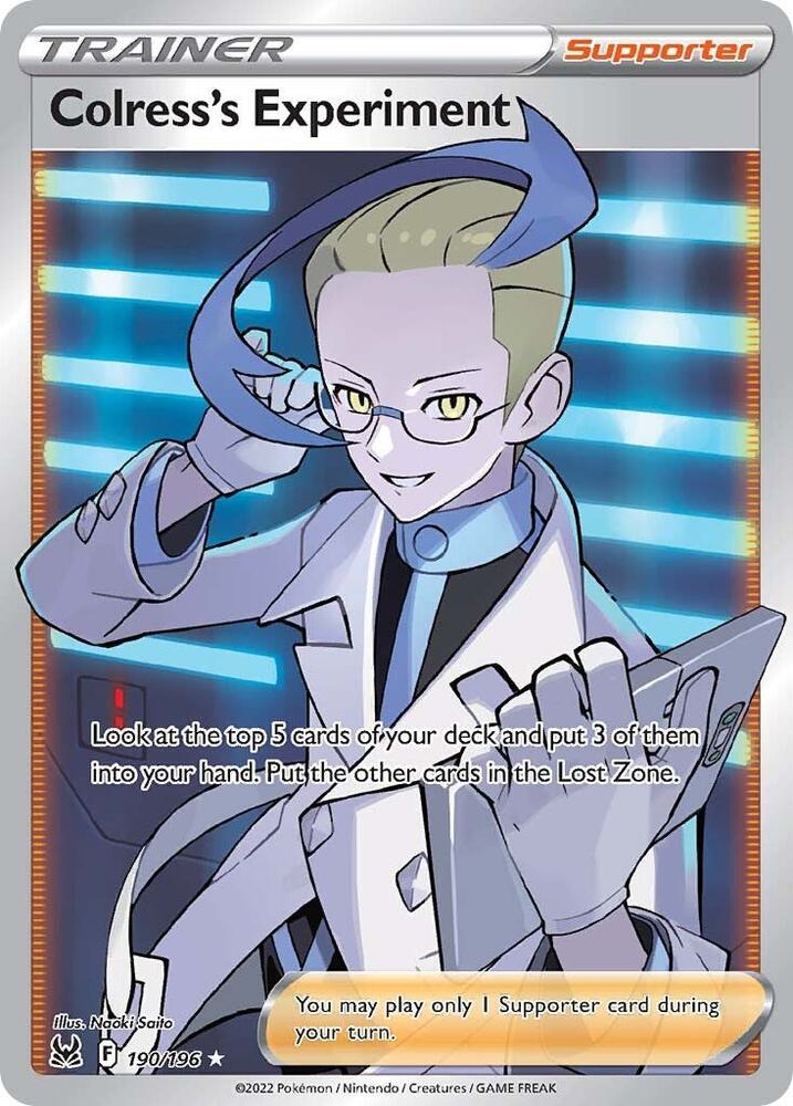 Colress's Experiment (Full Art) - SWSH11: Lost Origin