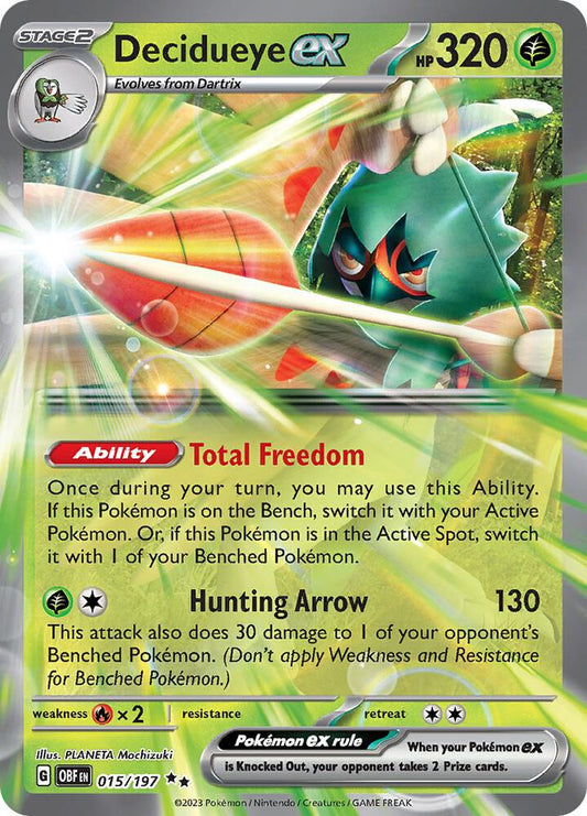 Decidueye ex - 015/197 - SV03: Obsidian Flames