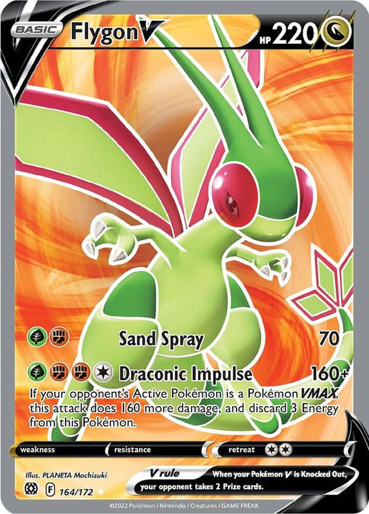 Flygon V (Full Art) - 164/172 - SWSH09: Brilliant Stars