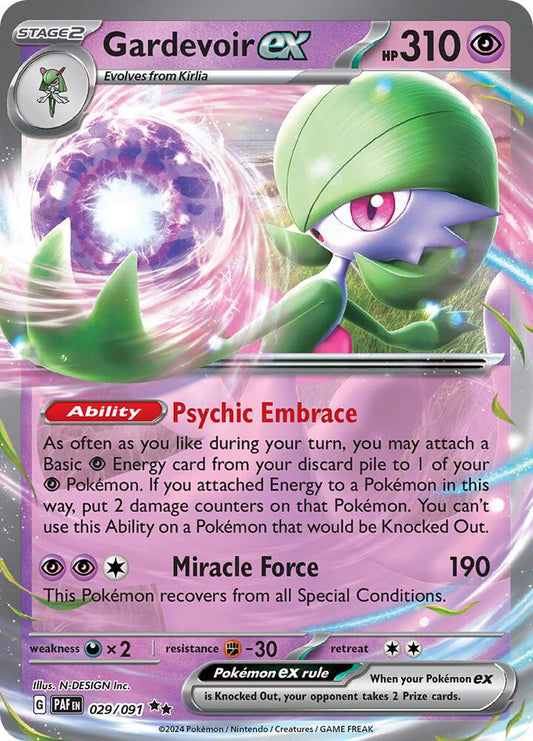 Gardevoir ex - 029/091 - SV: Paldean Fates