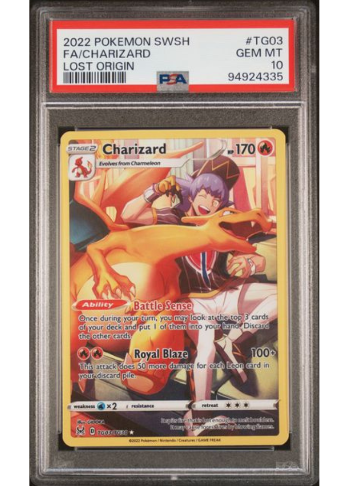 FA/Charizard #TG03 - 2022 Pokemon SWSH Lost Origin - PSA Gem Mint 10