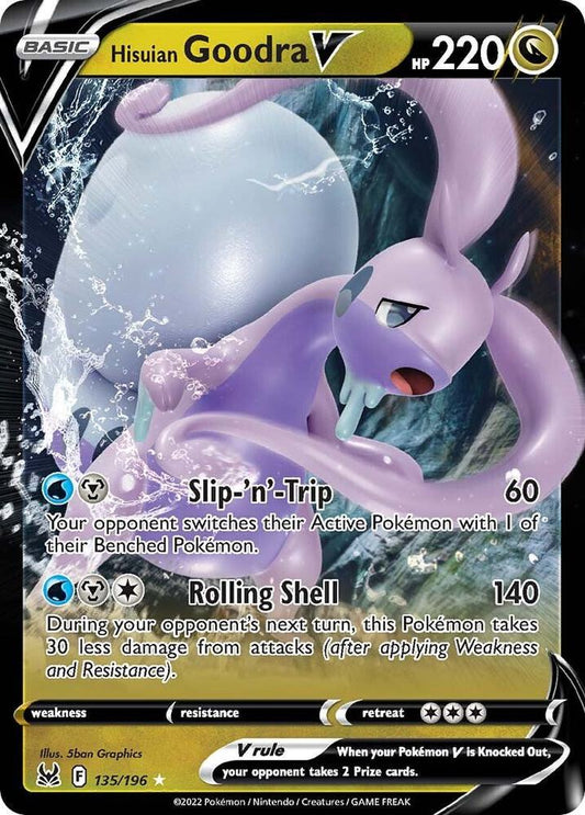 Hisuian Goodra V - 135/196 - SWSH11: Lost Origin