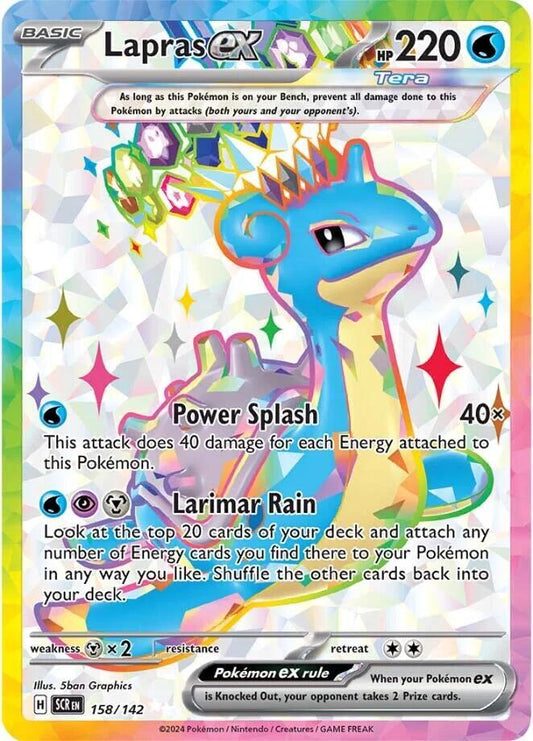 Lapras ex - 158/142 - SV07: Stellar Crown