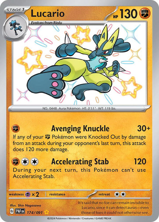 Lucario - 174/091 - SV: Paldean Fates