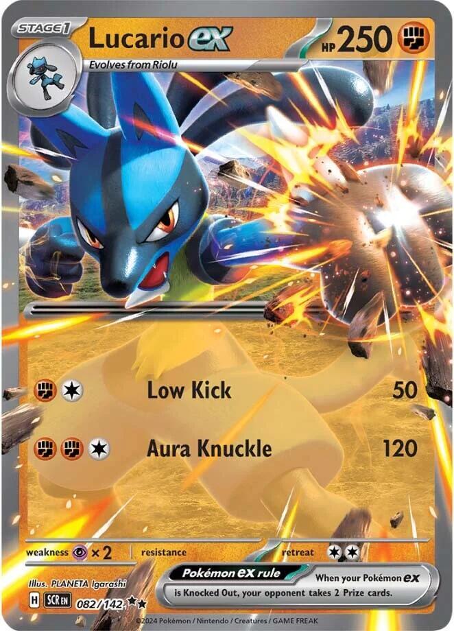 Lucario ex - 082/142 - SV07: Stellar Crown