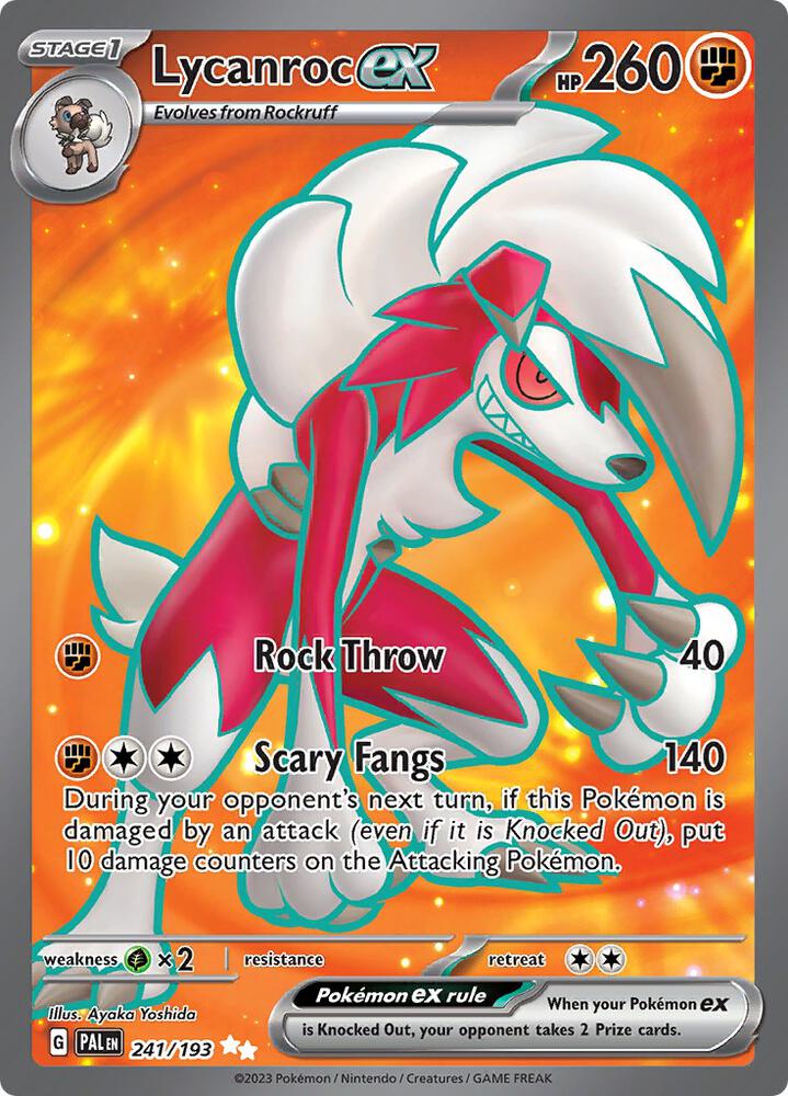 Lycanroc ex - 241/193 - SV02: Paldea Evolved