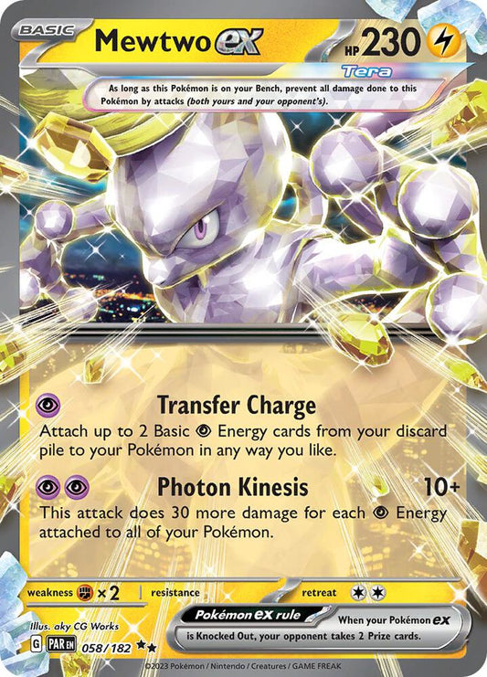 Mewtwo ex - 058/182 - SV04: Paradox Rift