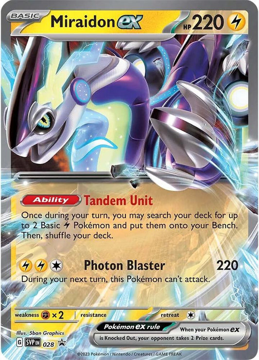 Miraidon ex - 028 - SV: Scarlet & Violet Promo Cards