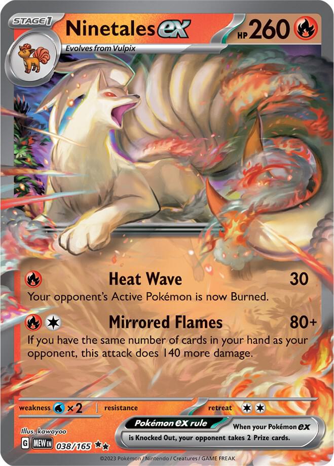 Ninetales ex - 038/165 - SV: Scarlet & Violet 151