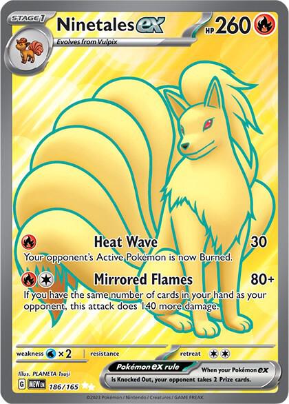 Ninetales ex - 186/165 - SV: Scarlet & Violet 151