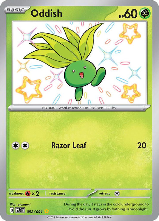 Oddish - 092/091 - SV: Paldean Fates