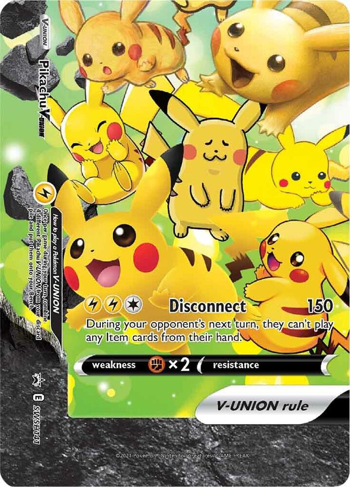 Pikachu V-Union - SWSH141 - SWSH: Sword & Shield Promo Cards