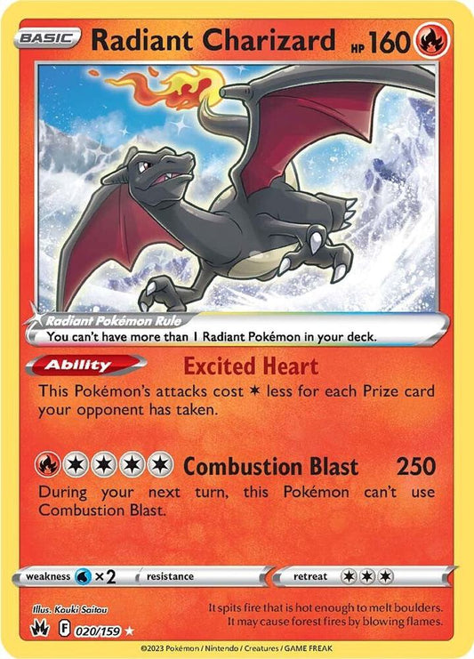 Radiant Charizard - 020/159 - Crown Zenith