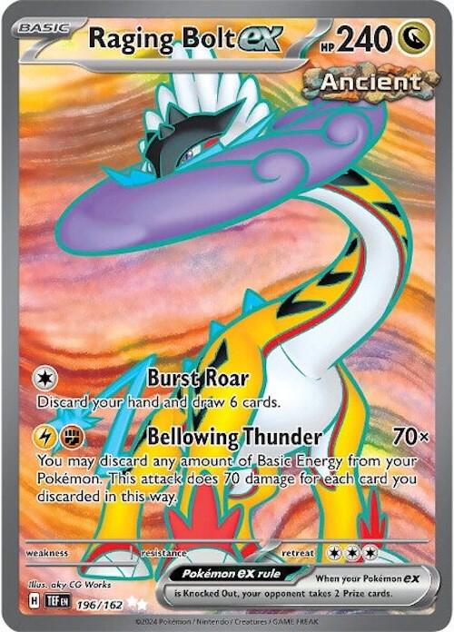 Raging Bolt ex - 196/162 - SV05: Temporal Forces