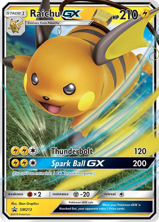 Raichu GX - SM213 - SM Promos