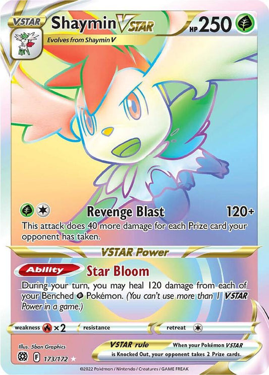 Shaymin VSTAR (Secret) - 173/172 - SWSH09: Brilliant Stars