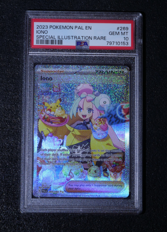 Iono #269 Special Illustration Rare - 2023 Pokemon PAL EN - PSA GEM MINT 10