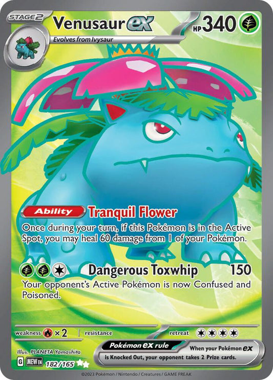 Venusaur ex - 182/165 - SV: Scarlet & Violet 151